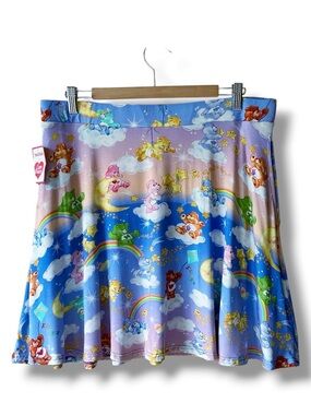ModCloth x Care Bears Starry Mini Skater Skirt Size XL NWT